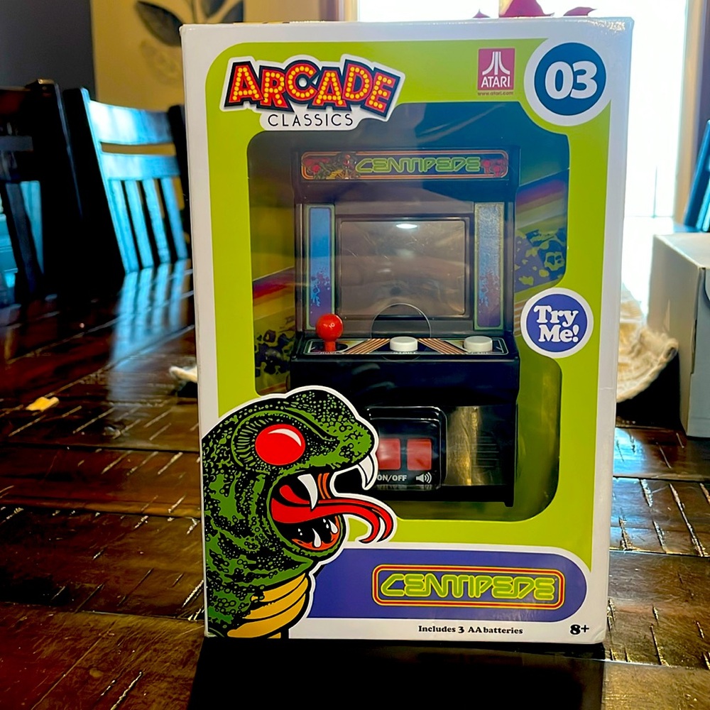 Arcade Classics Game #3 - Centipede Mini Arcade - New and Sealed - Atari